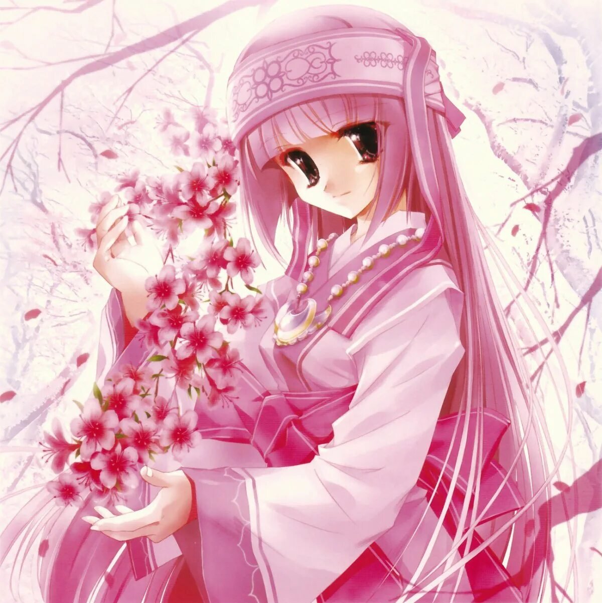 Аниме девушки с красивыми волосами