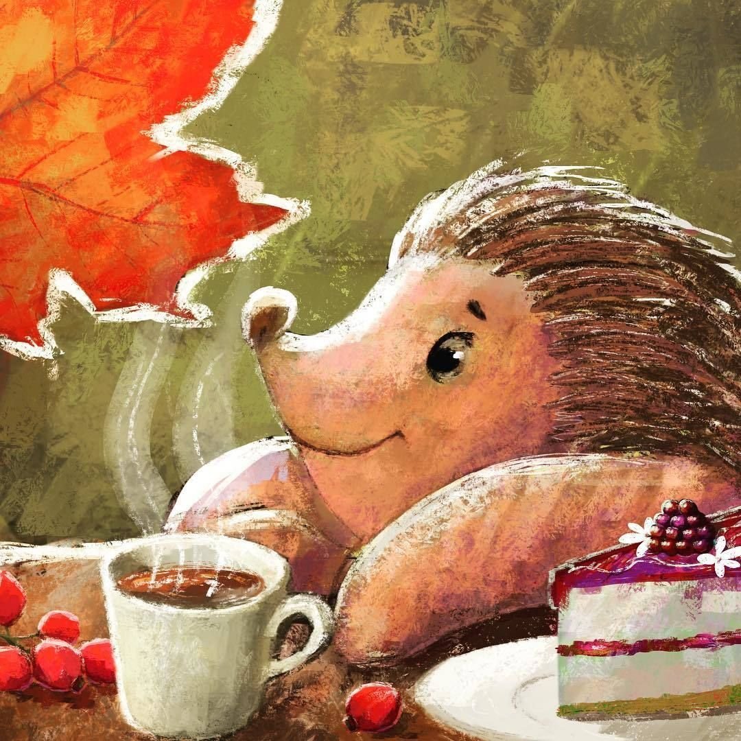 Ежик в чашке