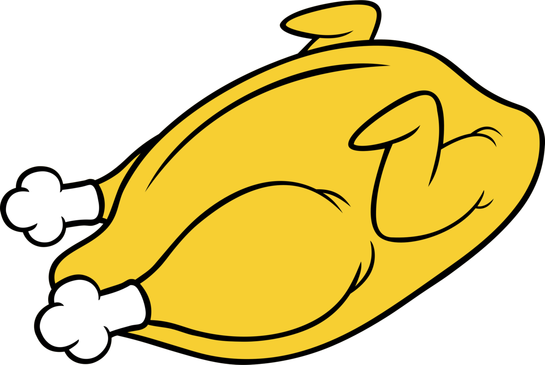 Жареная курица мультяшная