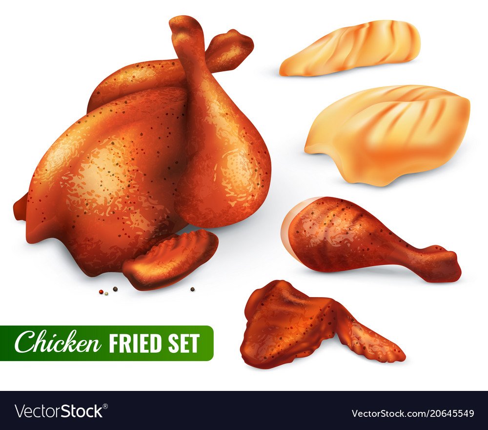 Тушка курицы вектор