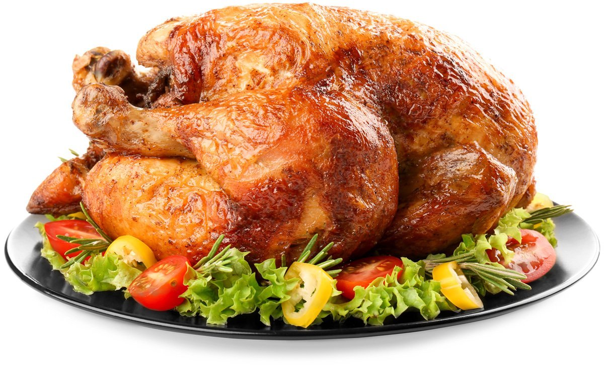 Кура гриль на белом фоне