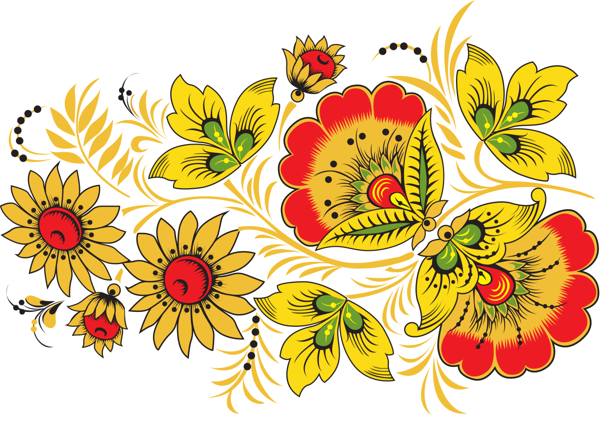 Народный орнамент Хохлома