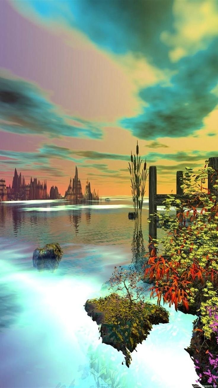 Пейзажи 3д красивые