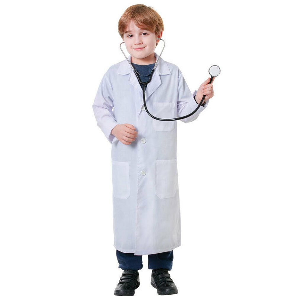 Мальчик в белом халате