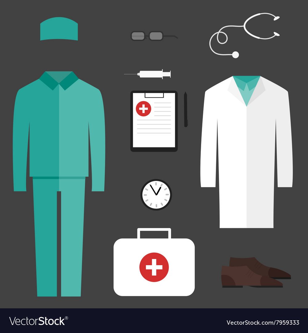 Одежда врача рисунок