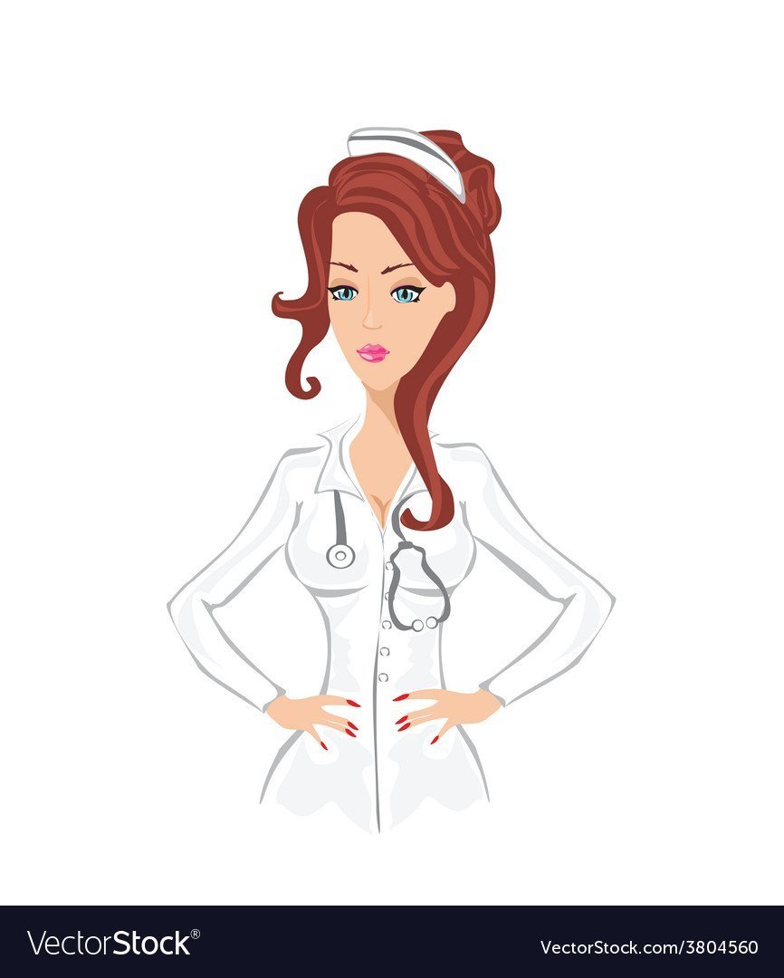 Девушка врач
