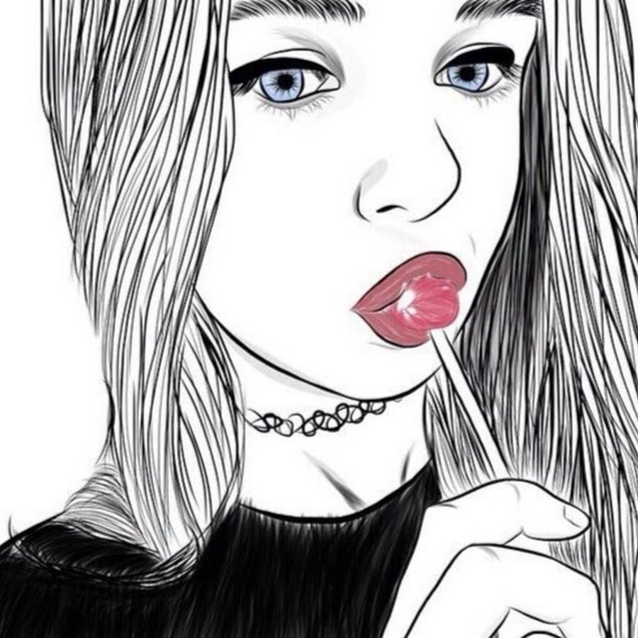 Крутые девушки для срисовки