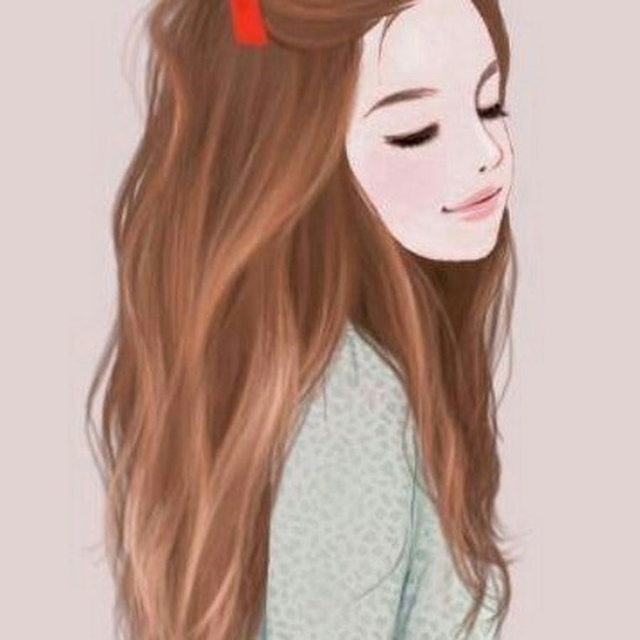 Мультяшные девушки с длинными волосами