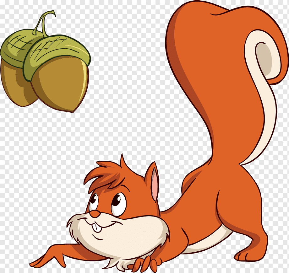 Белочка мультяшная