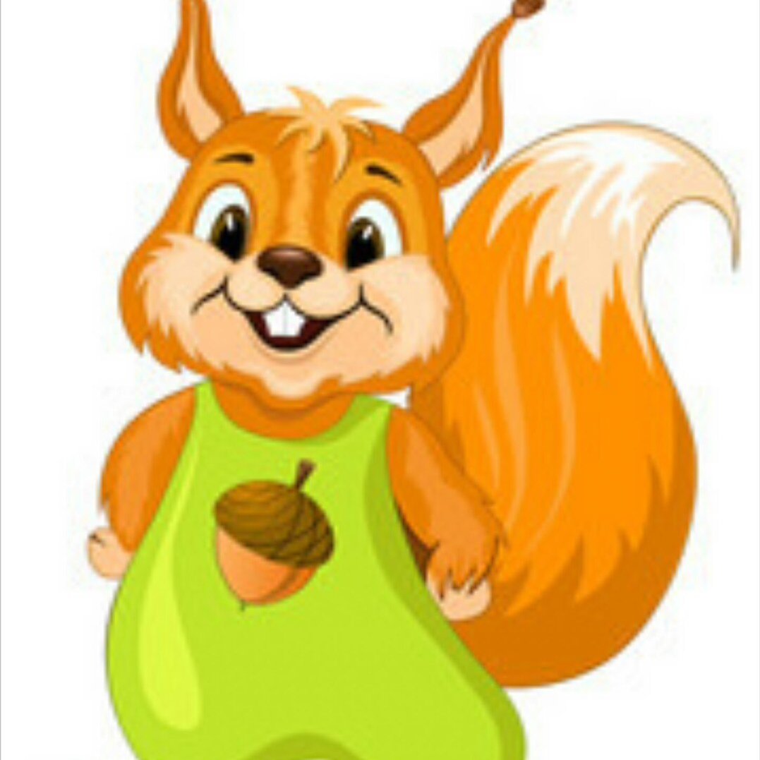 Белка мультяшная