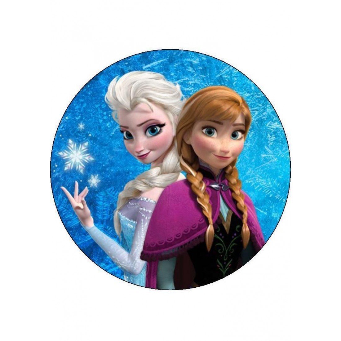 Эльза на вафельной бумаге