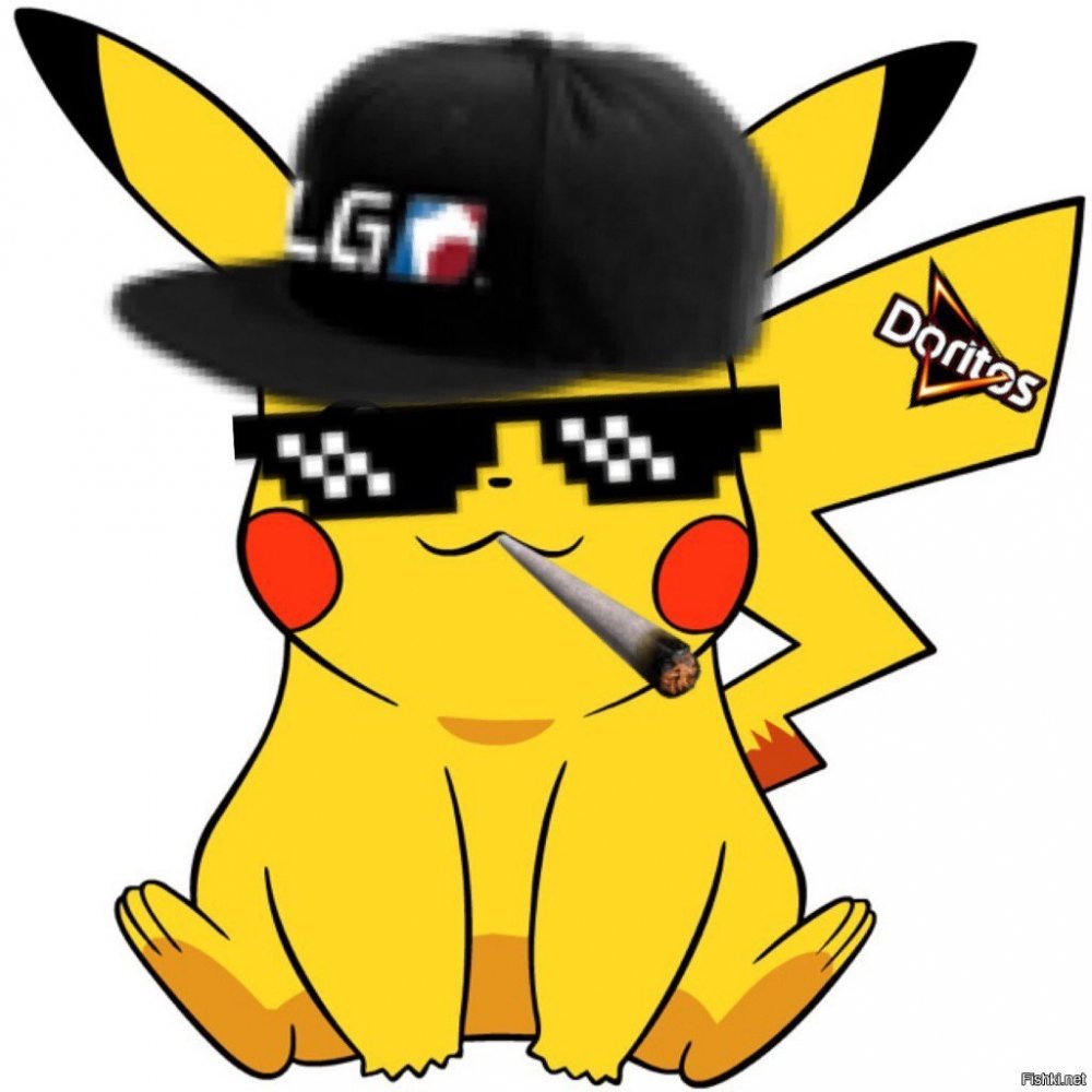 Пикачу в красной кепке