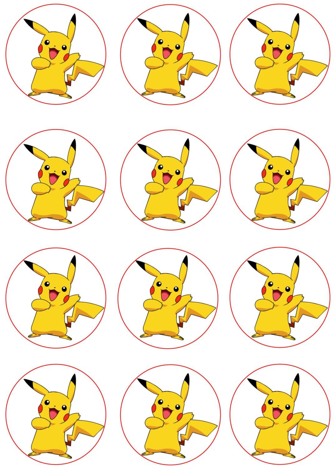 Топперы Пикачу