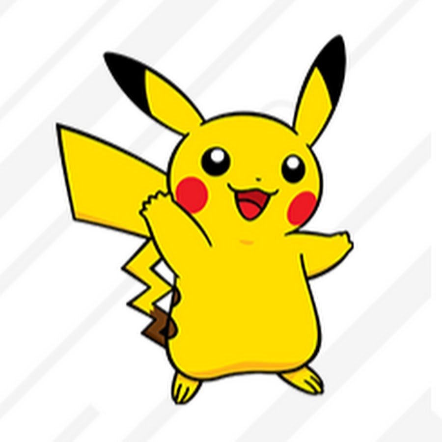 Пикачу машет рукой