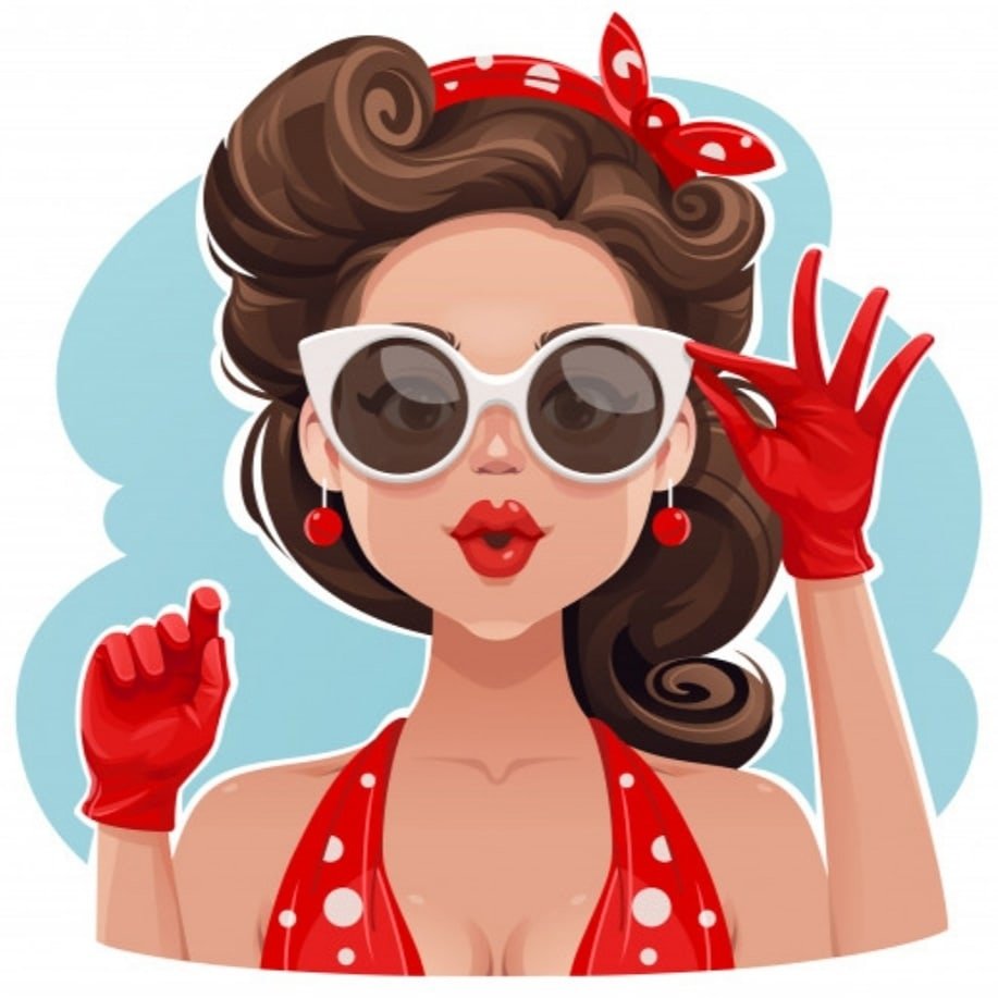 Мультяшные девушки в купальниках