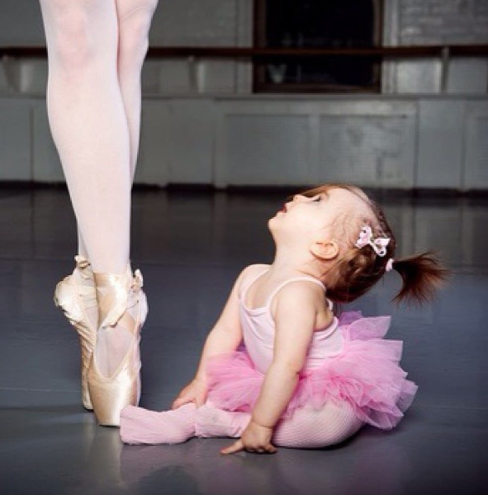 Маленькая балерина Ольга Долгова
