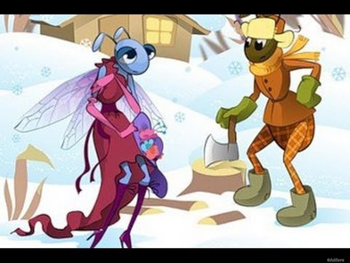 Крылов Иван Андреевич басни Стрекоза и муравей