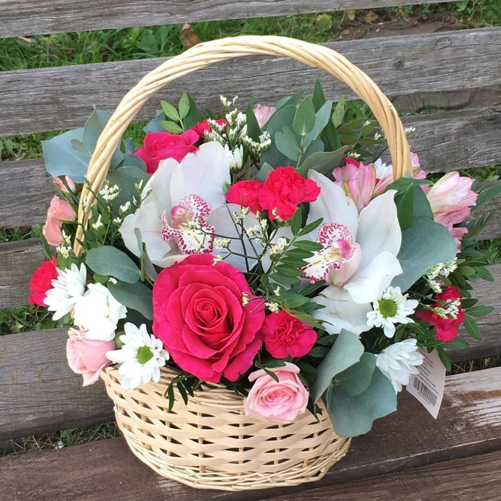 Корзина с цветами