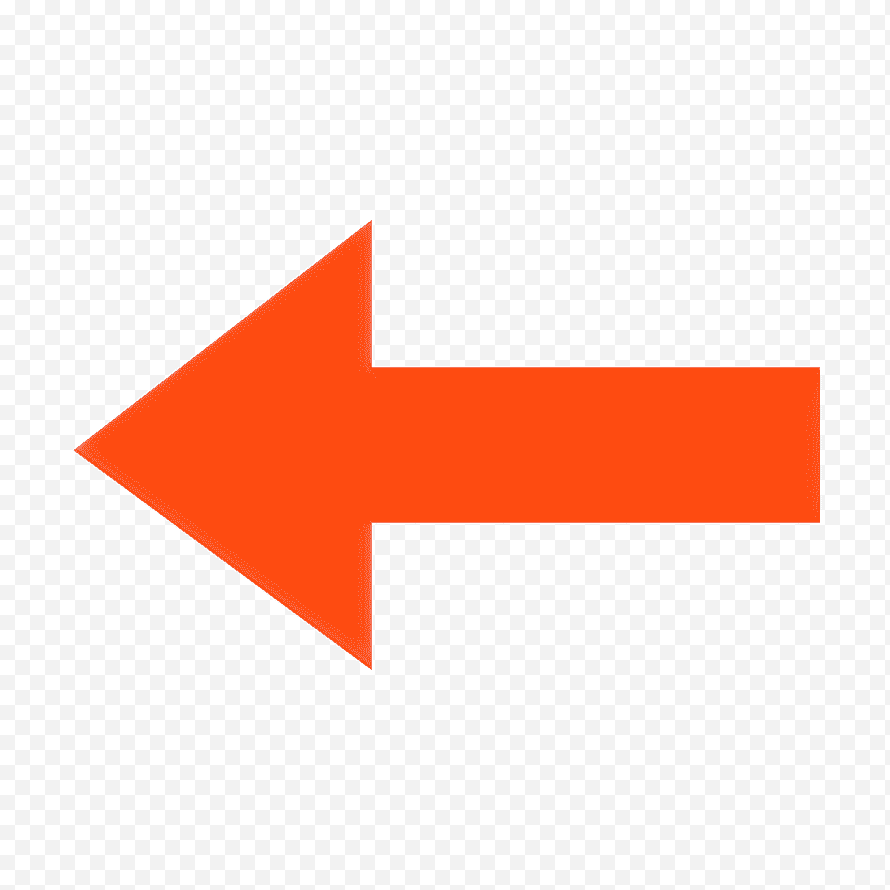 Красная стрелка с кружком