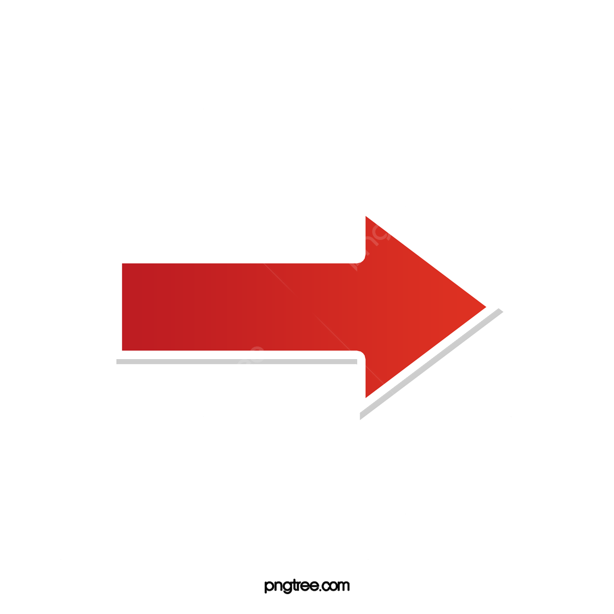 Красная стрелка направление на листе а4