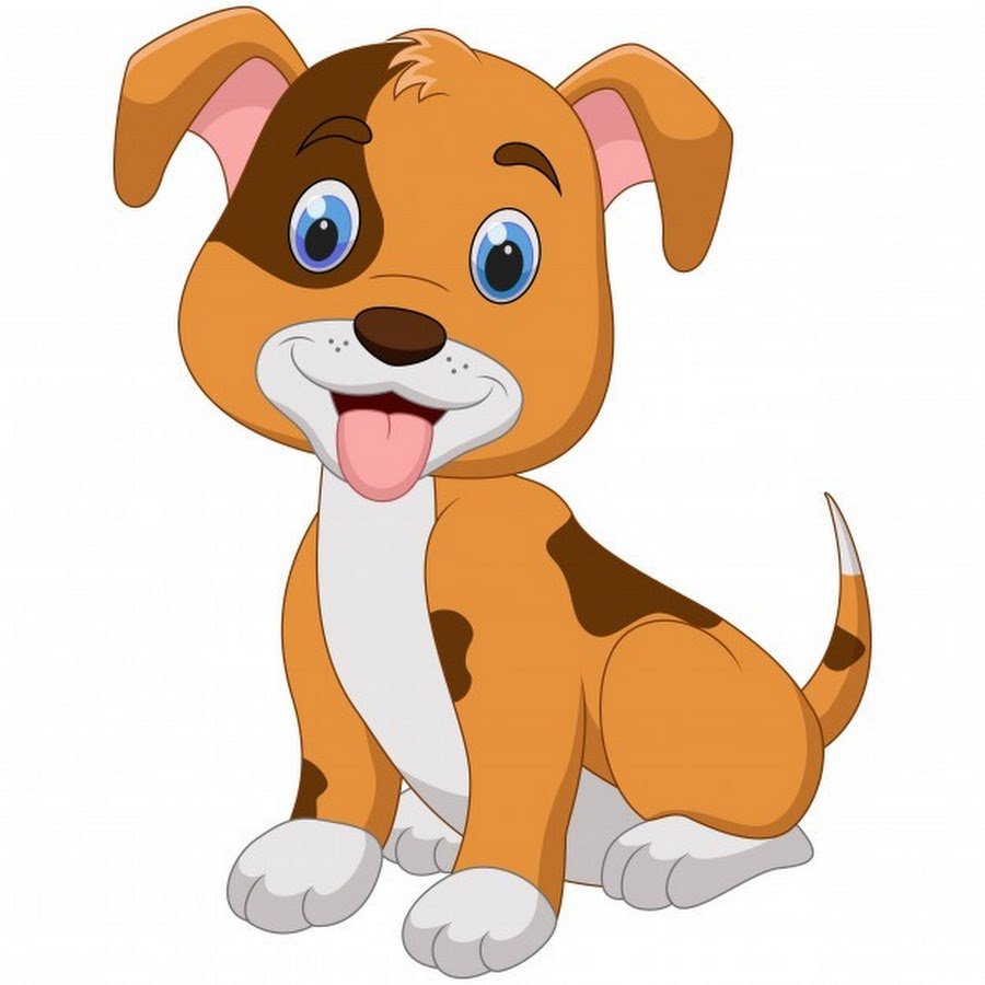 Векторный щенок