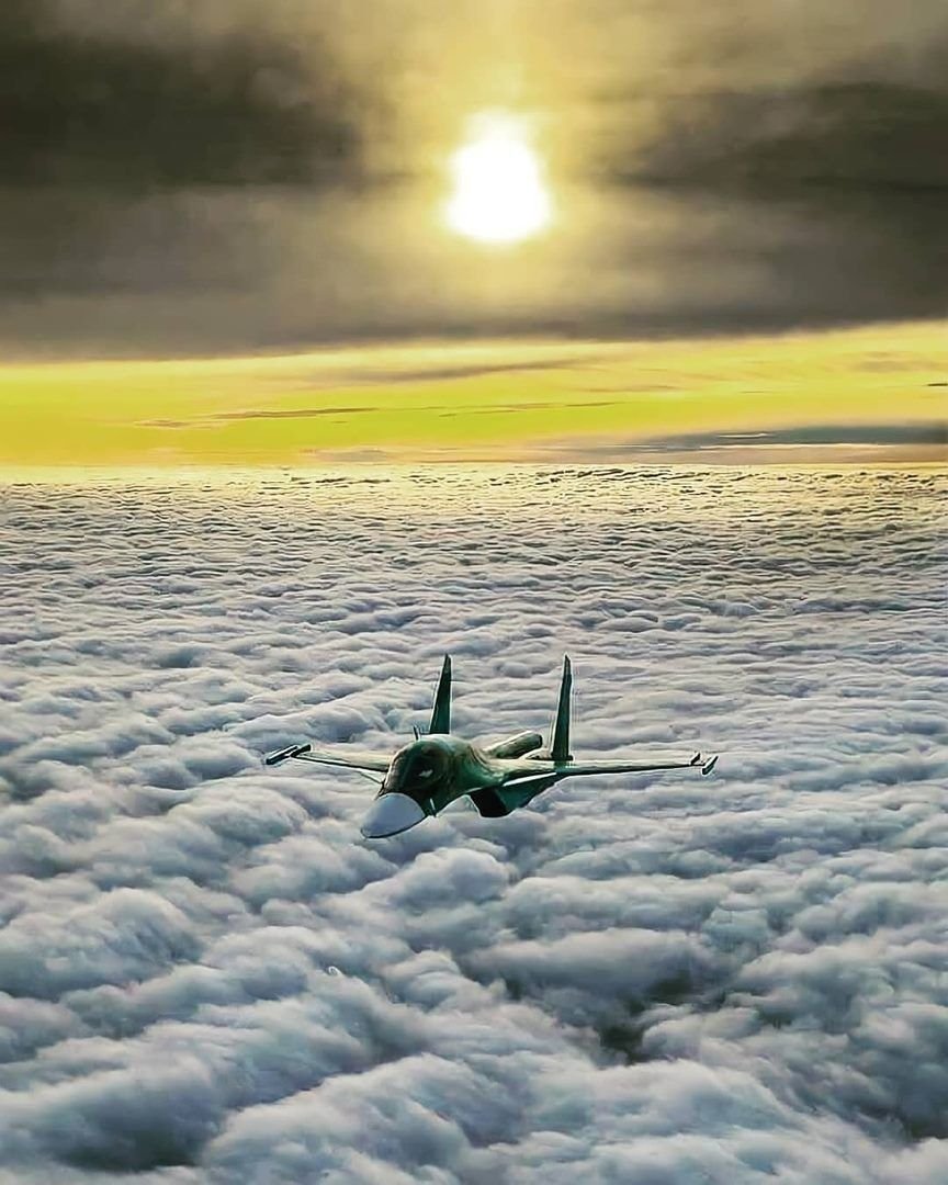 Самолет в небе