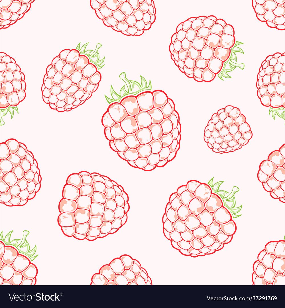 Малина паттерн вектор