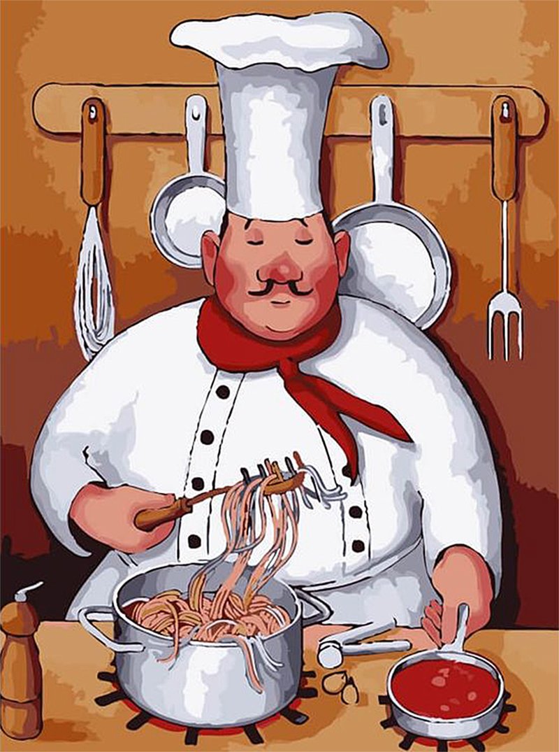 Повар мультяшный