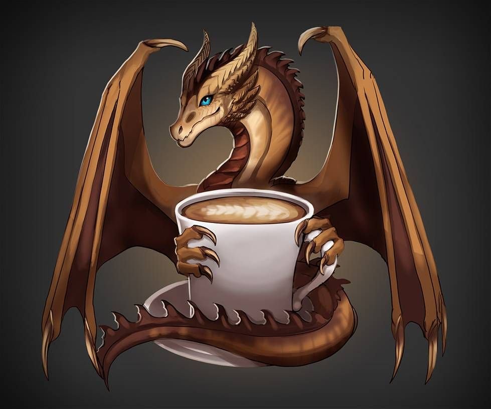 Стилизованное изображение дракона