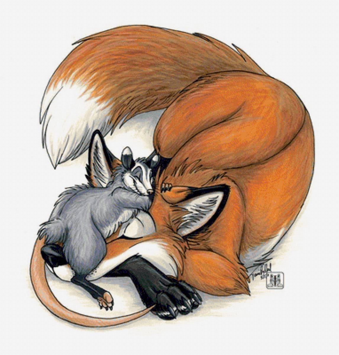 Лисы и птицы