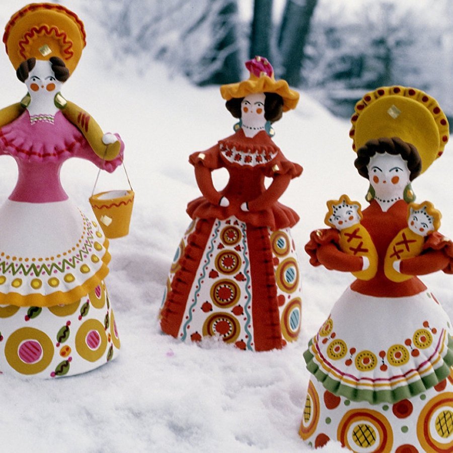 Дымковская игрушка Дымковская роспись