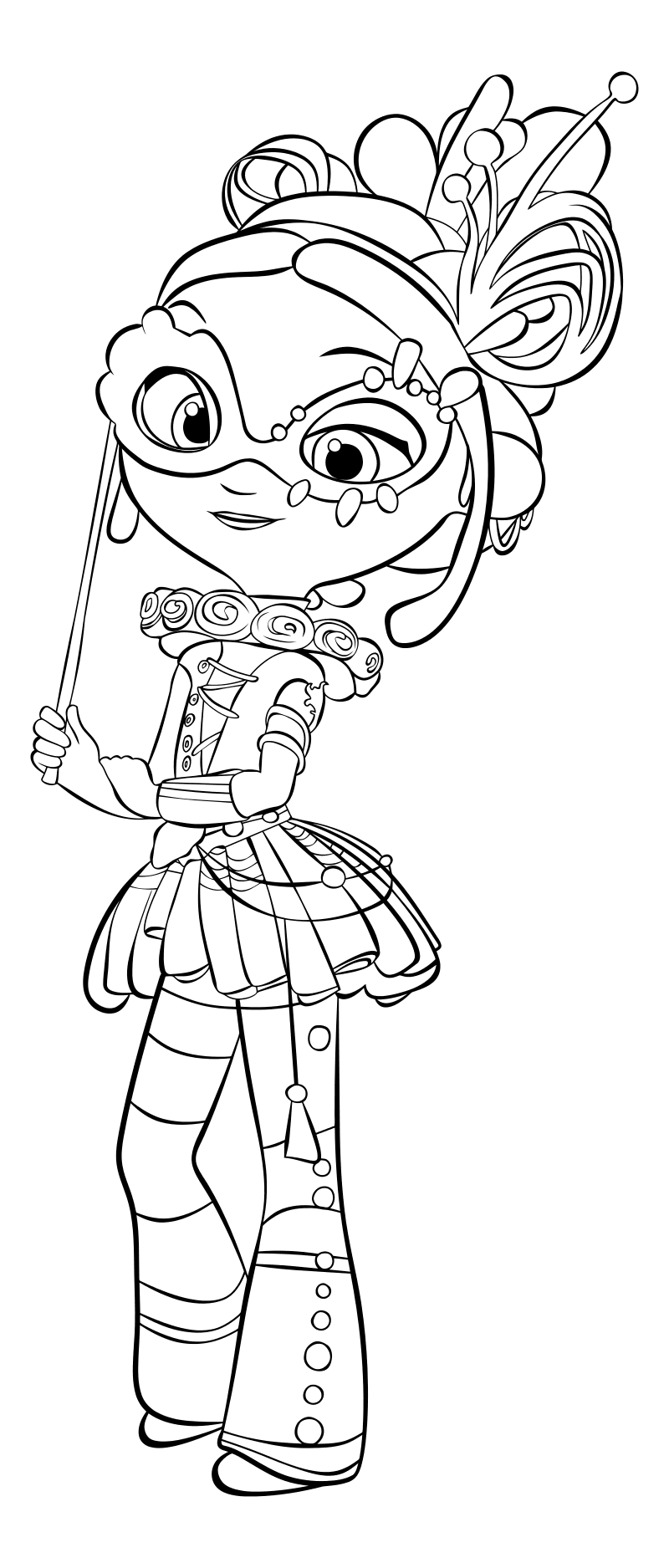 Сказочный патруль разукрашка Аленка