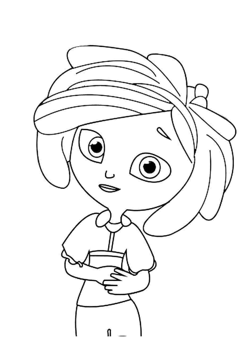 Раскраска сказочный патруль Маша