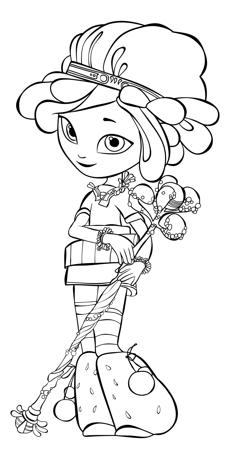 Сказочный патруль разукрашка Аленка