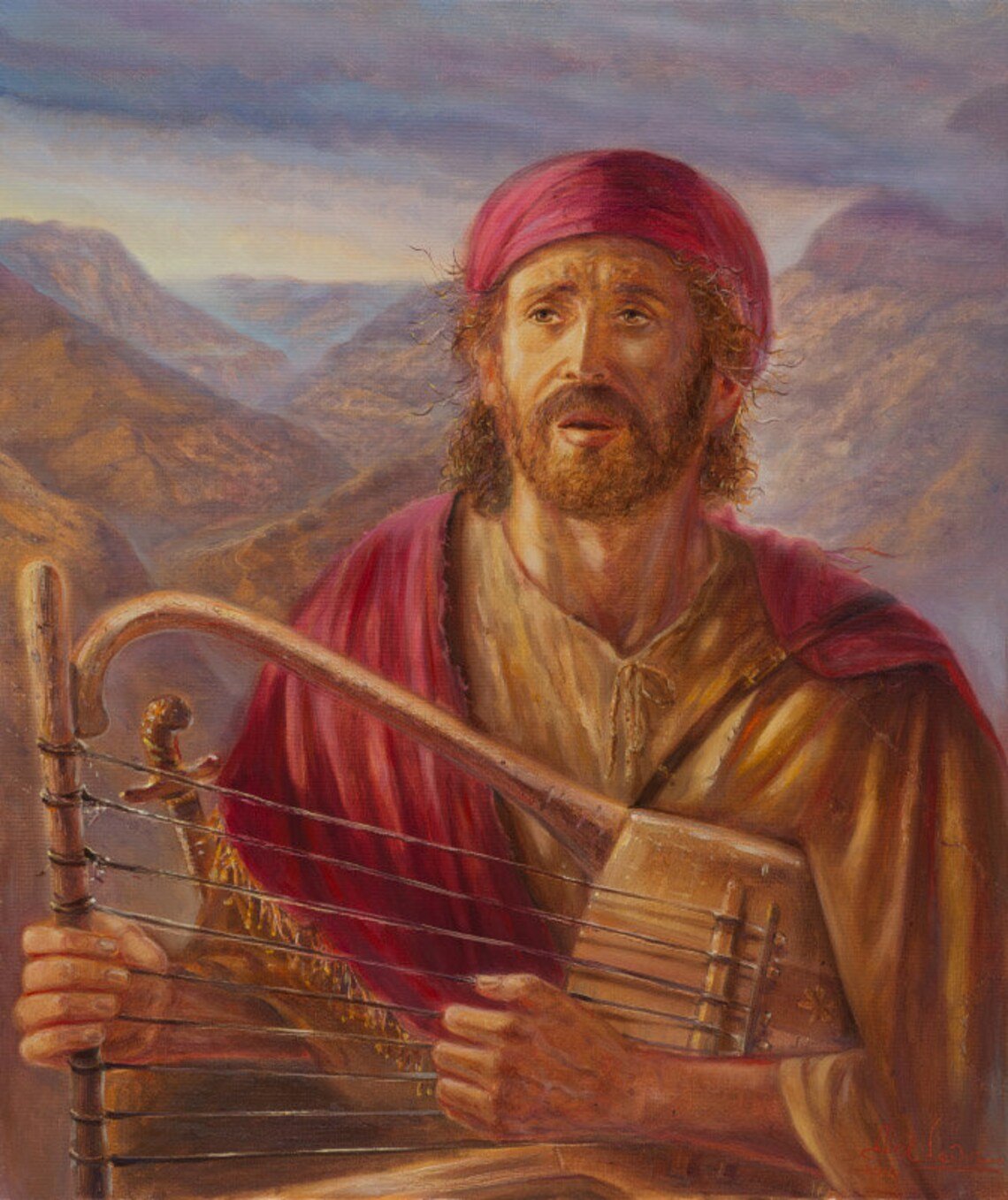 Царь Давид живопись