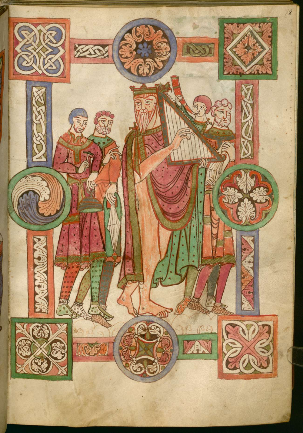 Царь Давид миниатюра