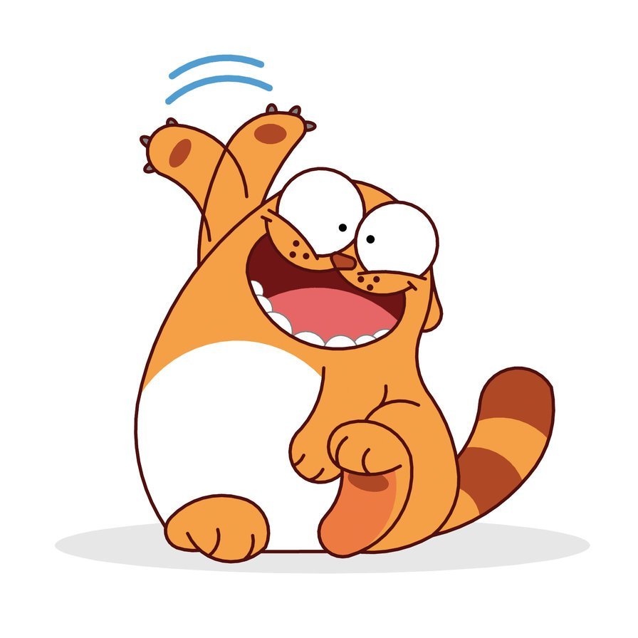 Удивленный кот прикол