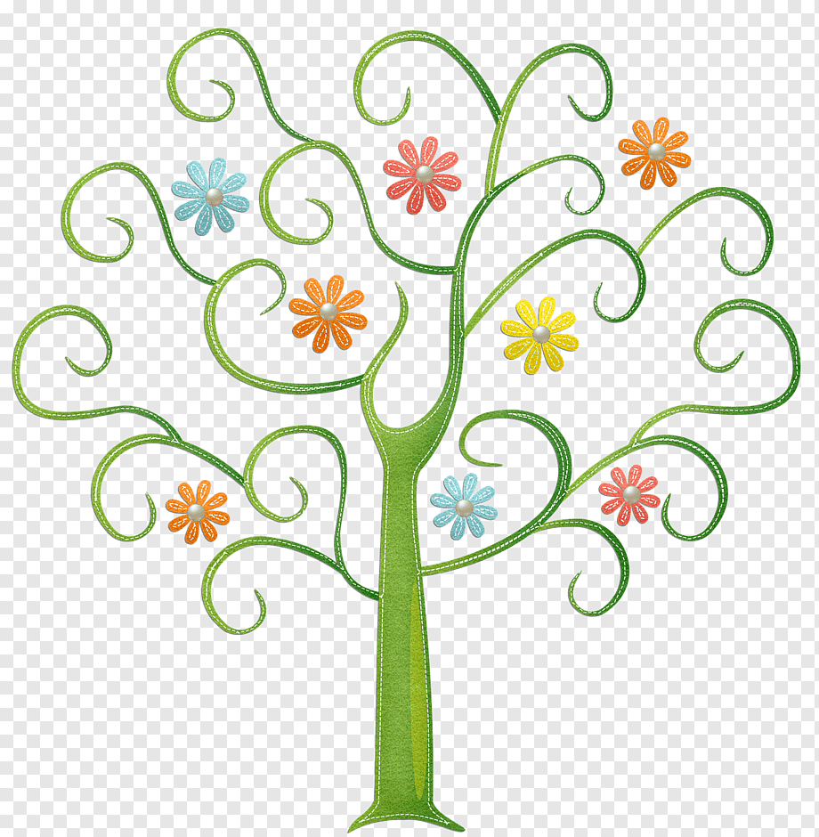 Силуэт дерева