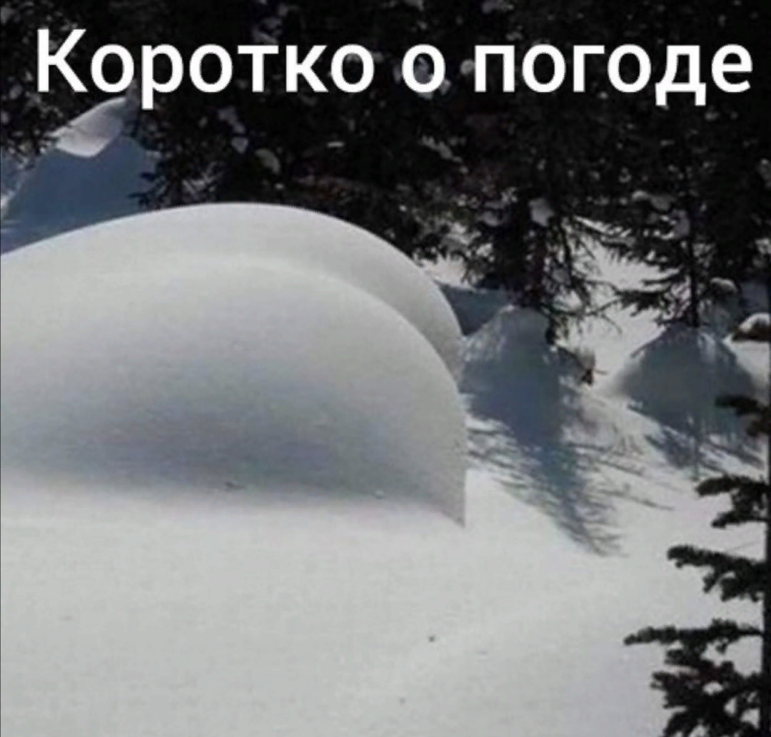 Коротко о погоде