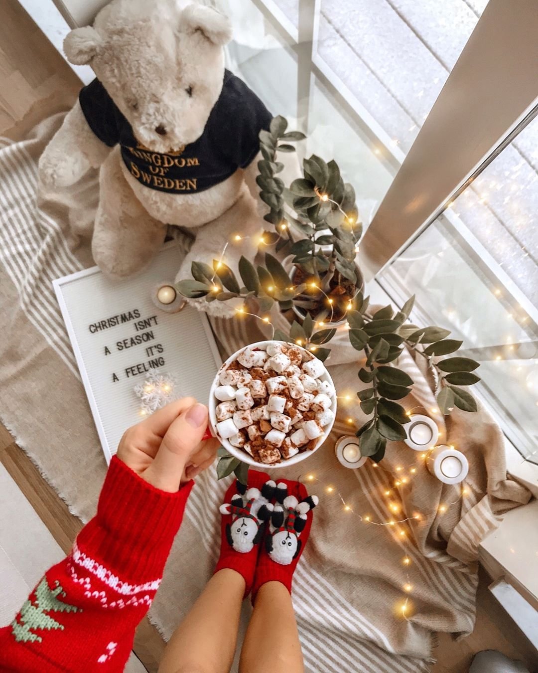 Цветные трафареты на новый год