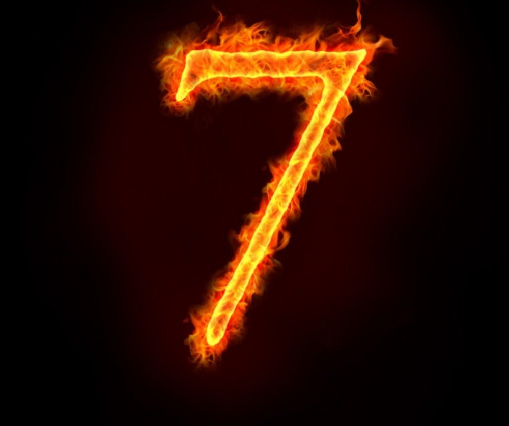 Огненная цифра 7