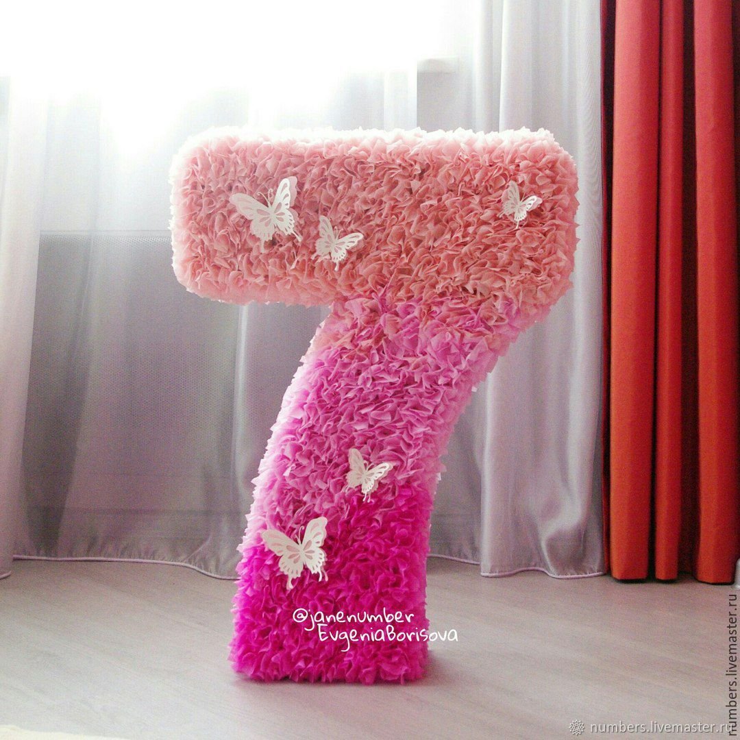 Декоративные цифры