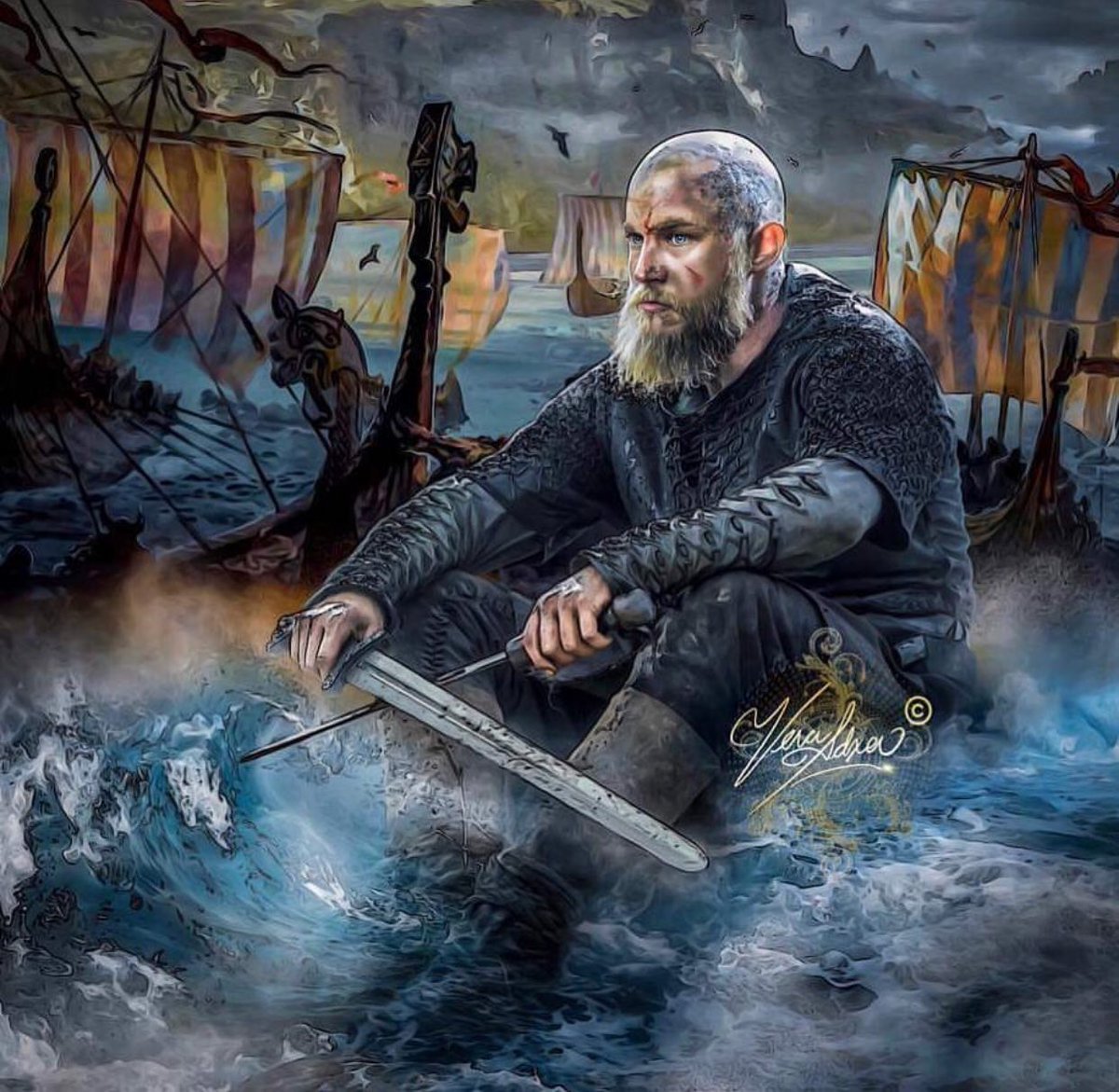 Рагнар Лодброк арт