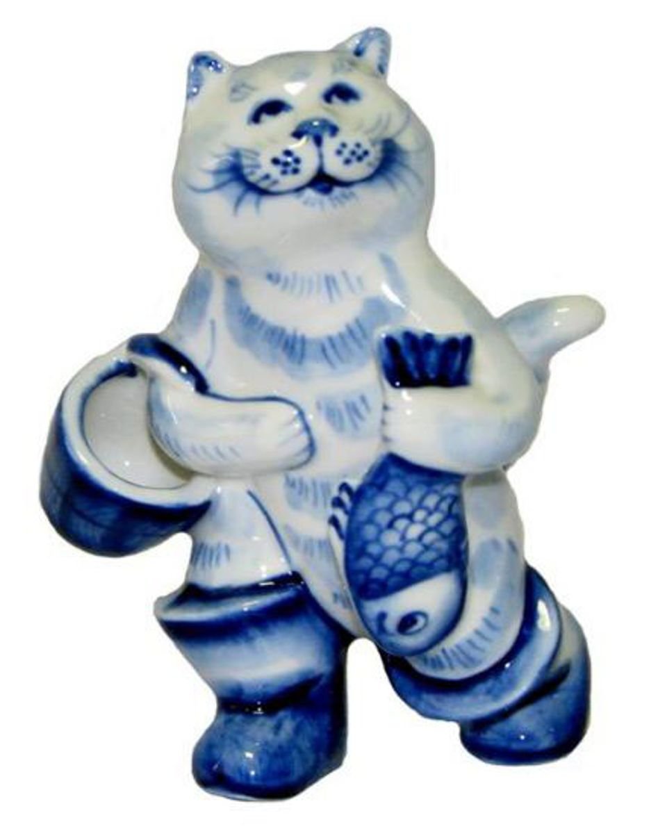 Гжель мышка