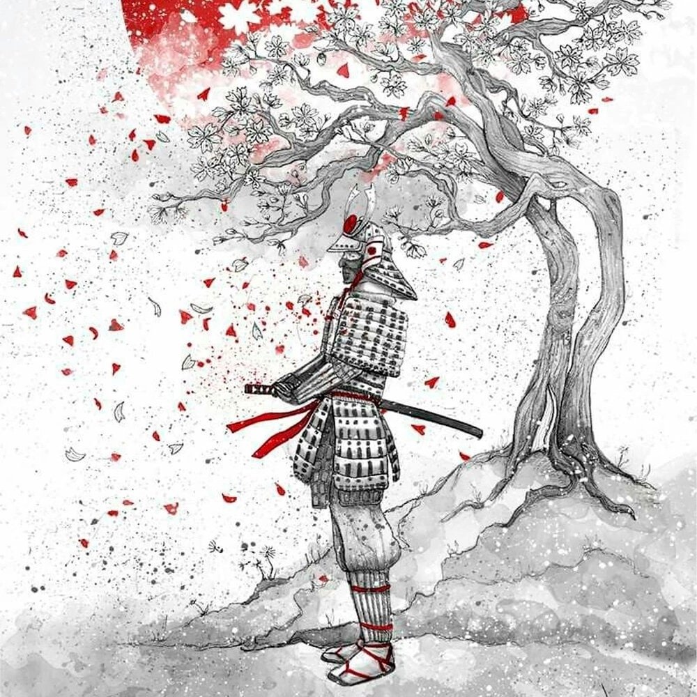 Бусидо иероглиф Самурай