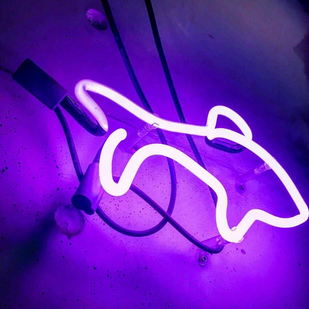 Фиолетовый неон