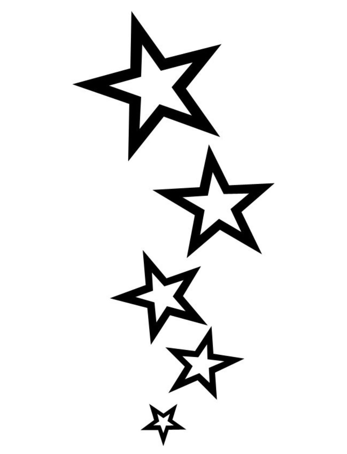 Тату звездочки