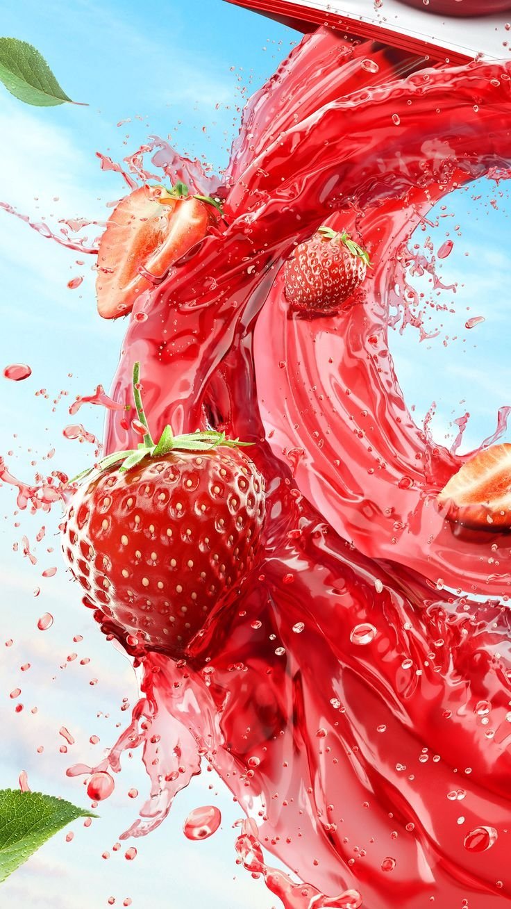 Клубника брызги
