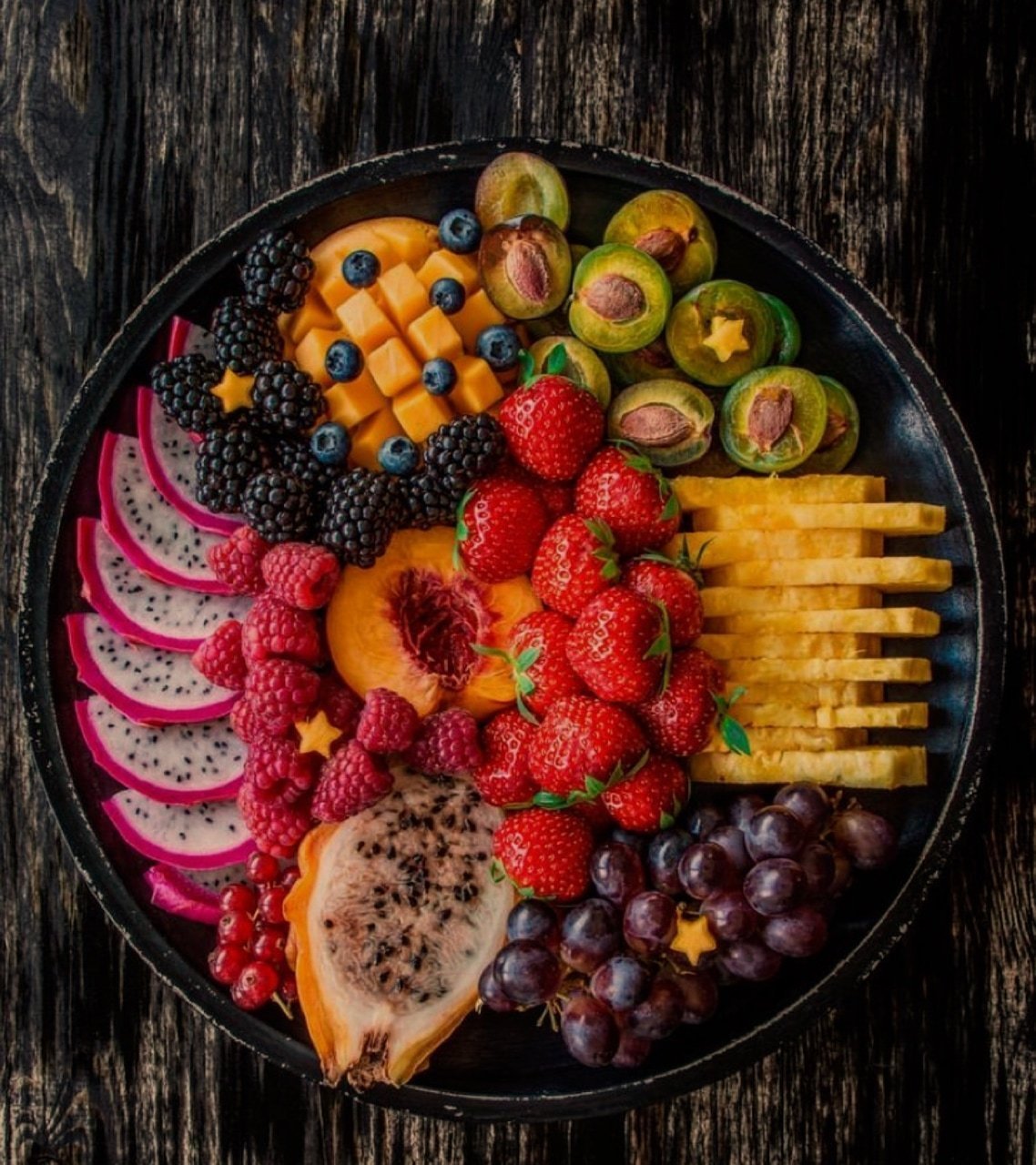 Фруктово Ягодная тарелка