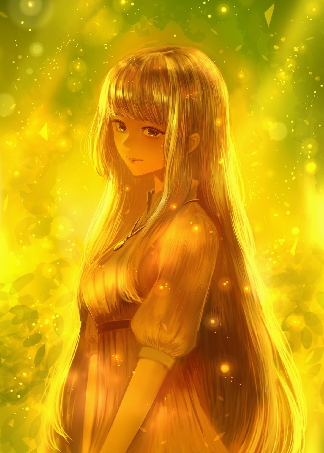 Аниме желтый